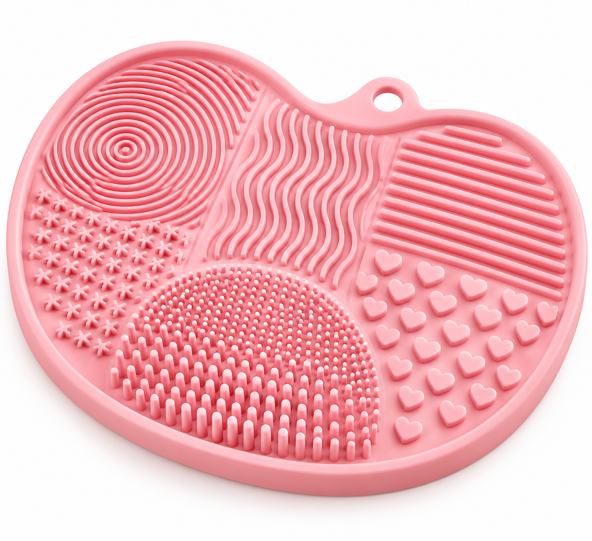Pink Silicone Makeup Brush Cleaning Mat – Makeup Brush Cleaner Pad